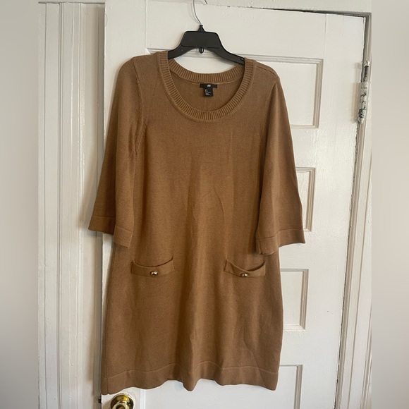 H&M toffee, sweater, dress, size large - Picture 6 of 7